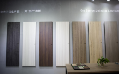 中大板業亮相廣州定制家居展覽會 綠色環保板材引領家具新風尚